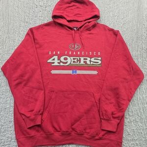 NFL San Francisco 49ers Football Red Hoodie